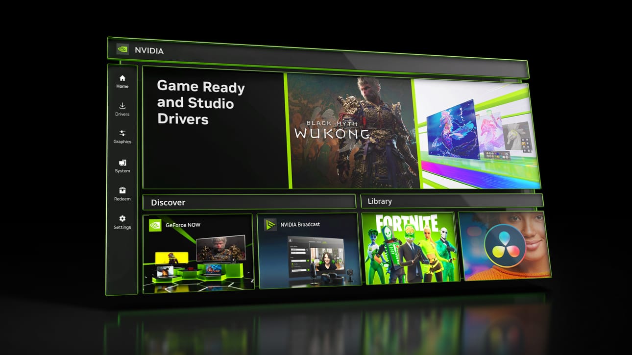 NVIDIA App 界面与 DLSS 4.5 光线重建