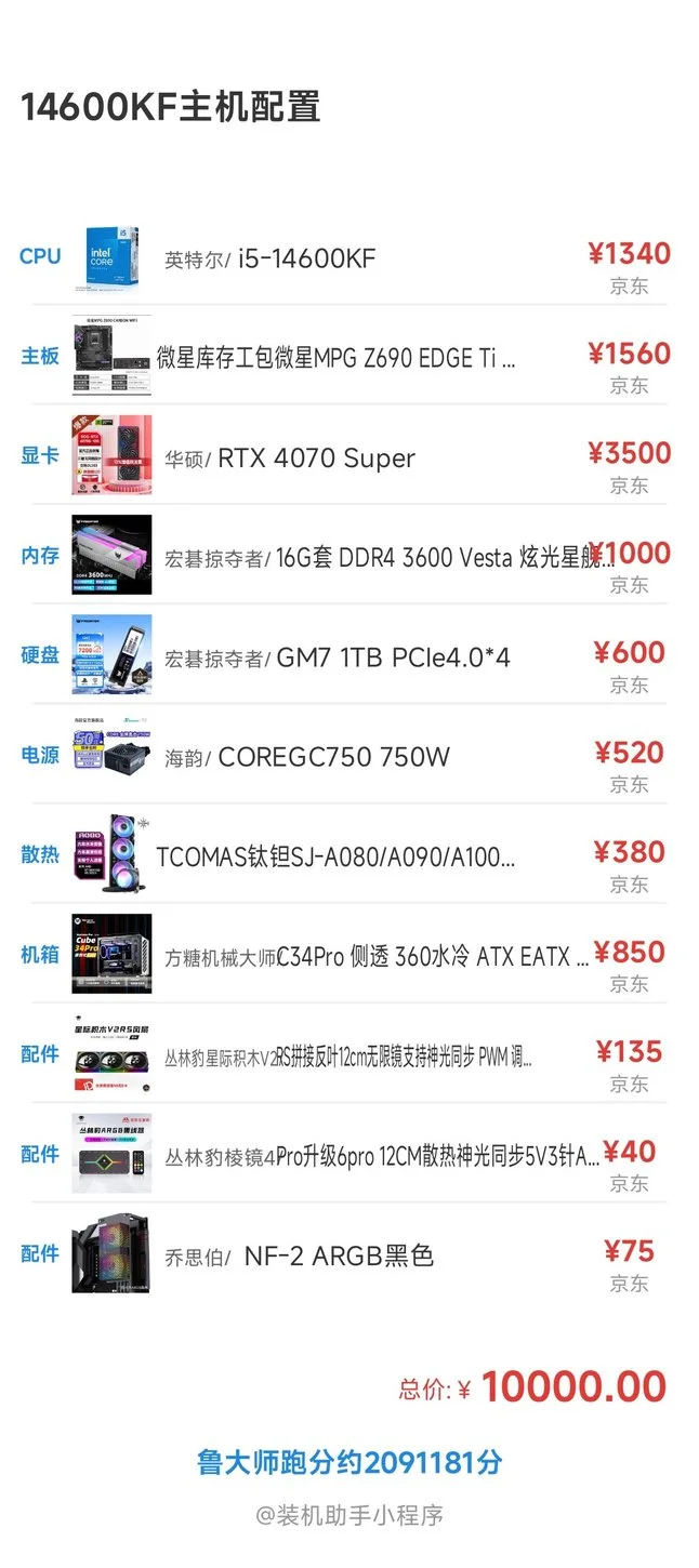 我也玩过9800x3d+5070ti，血亏5000卖掉了
