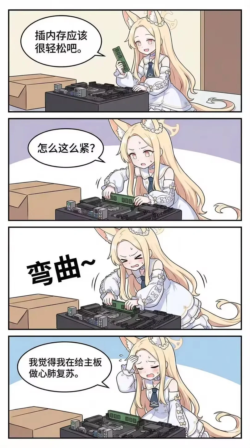 请严格按照装机法则进行操作