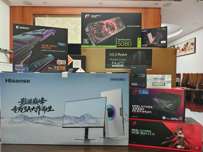 2.5w装机，9800X3D+5080,奖励一下自己