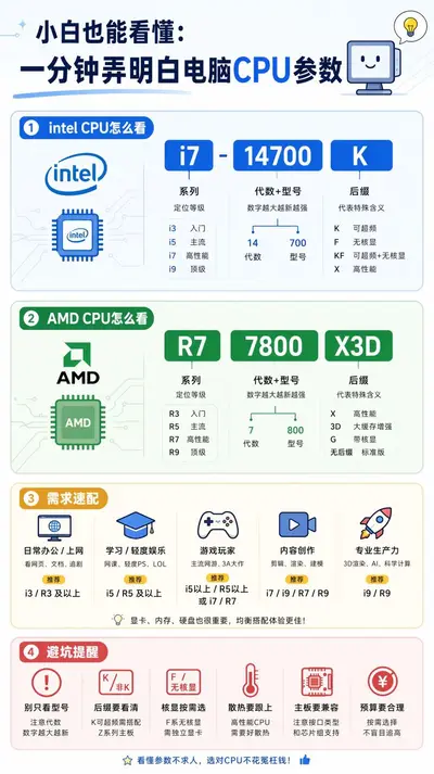电脑硬件选配不用愁！