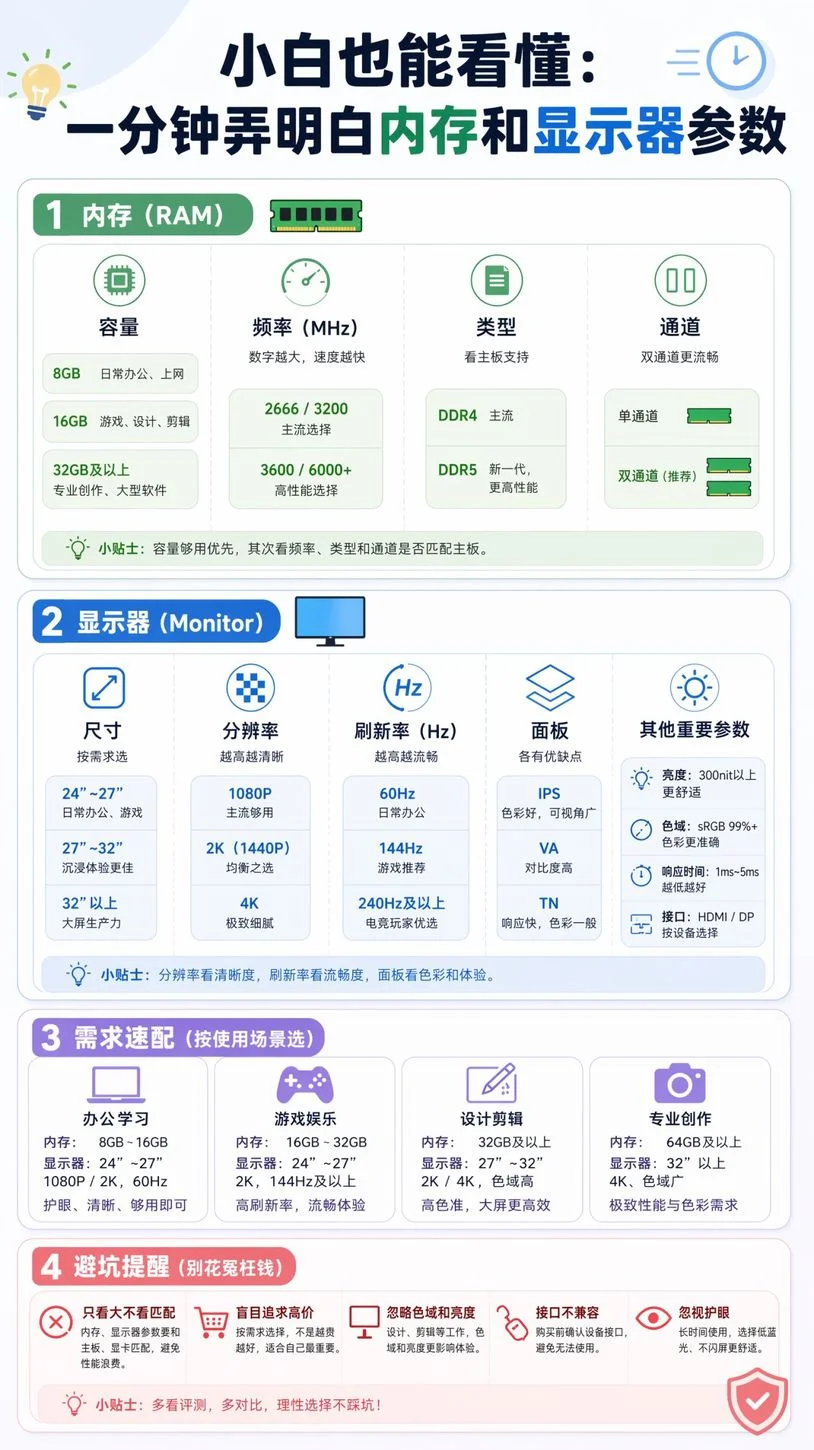 电脑硬件选配不用愁！