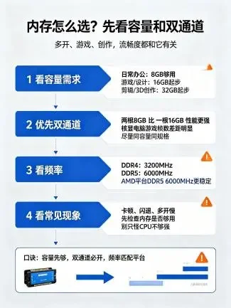 从零学会配电脑:硬件参数全解析 + 各价位配置推荐(2026版)