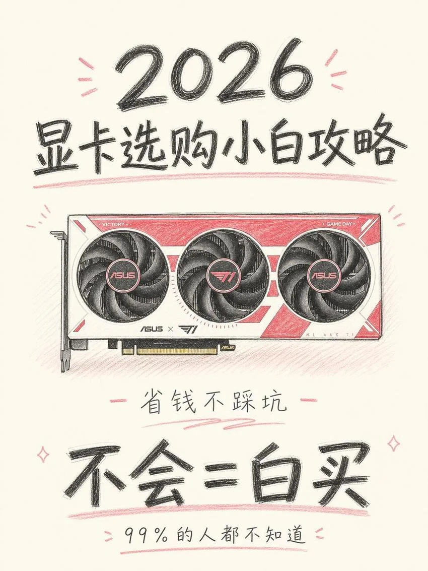 小白装机 显卡选购攻略! 看完秒懂!