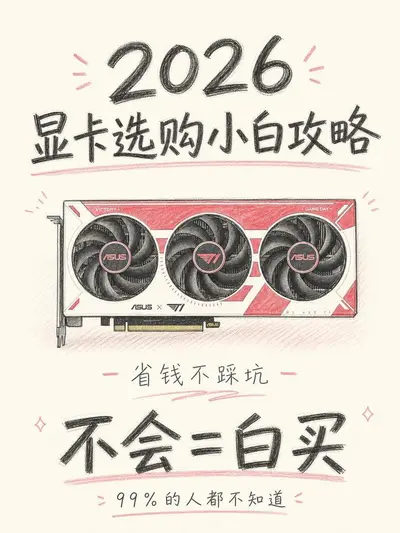 小白装机 显卡选购攻略! 看完秒懂!